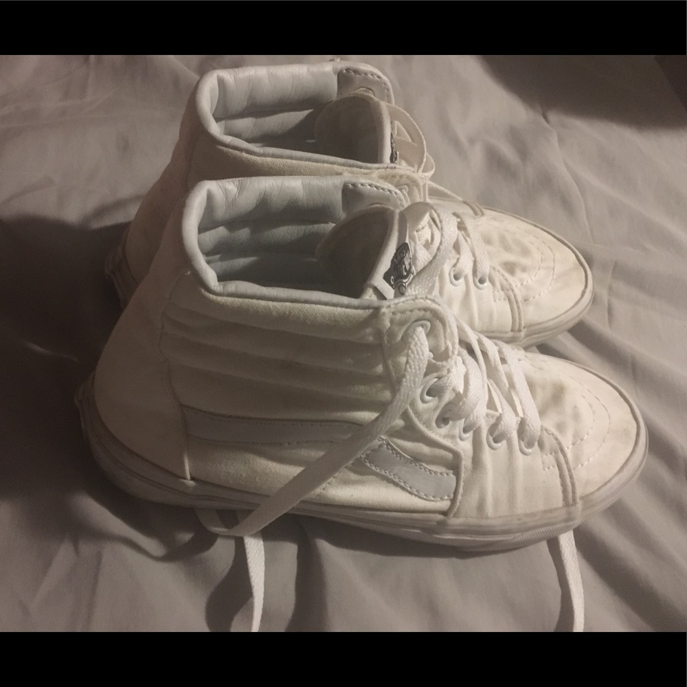 Vans Sk8 Hi all white